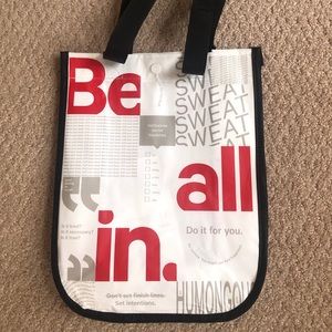 Lulu lemon shopping bag